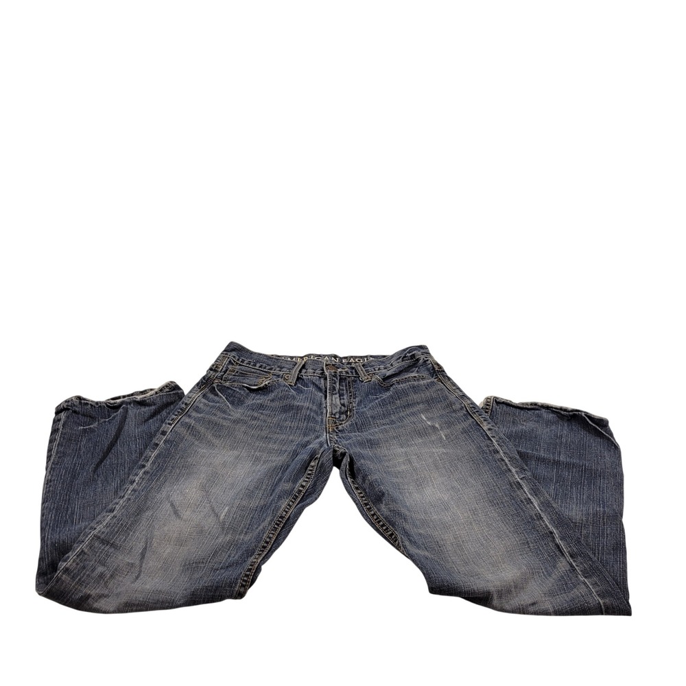 American Eagle Relaxed Jeans Mens 30x32 Blue Excellent Medium Wash Denim